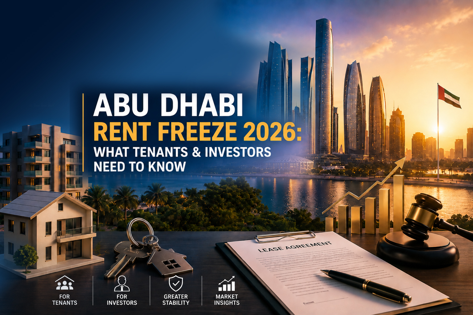 Abu Dhabiâ€™s Rent Freeze Explained: What It Means for Tenants, Landlords & the Property Market